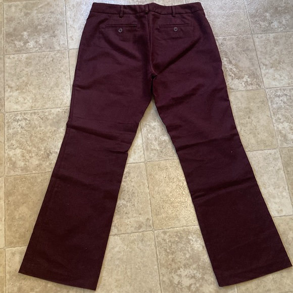 Dalia Collection Modern Fit Burgundy Women’s Dress Pants Size 10 - Picture 2 of 7